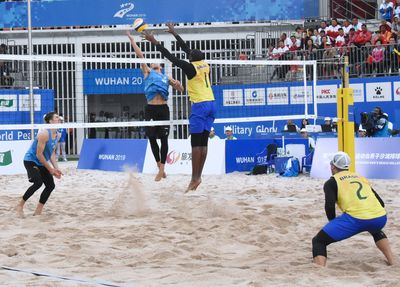 niemand Winkelier Vervelen Men's Beach Volleyball: Brazil wins gold, German Twins settle for Silver
