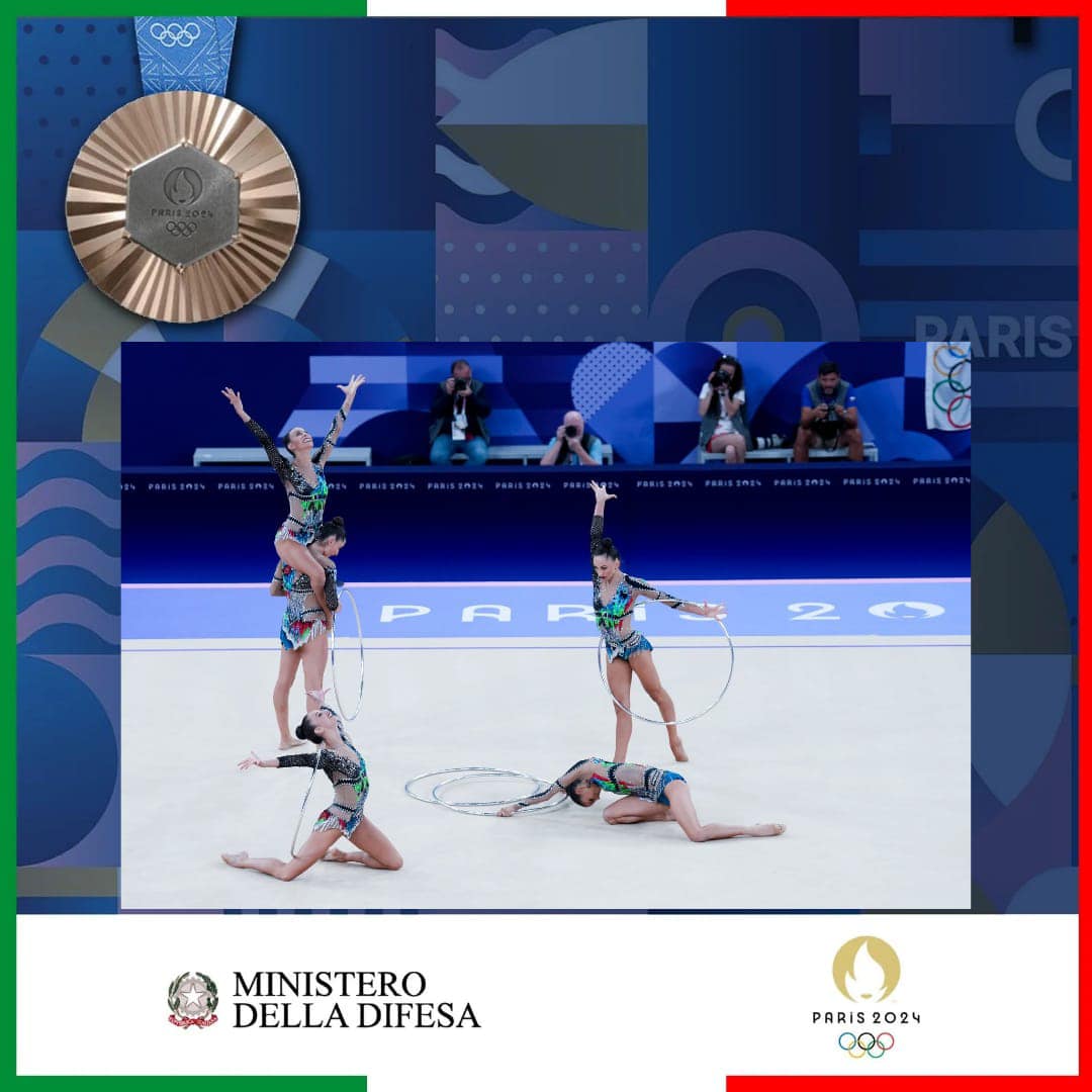 Alessia Maurelli, Daniela Mogurean, Laura Paris, Agnese Duranti and Martina Centofanti Ministero della Difesa