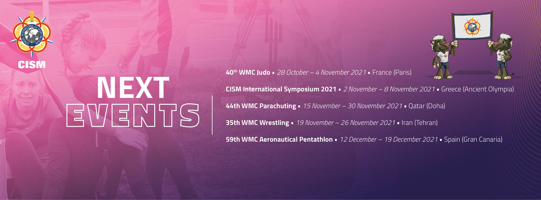 CISM International Military Sports Council, Friendship through Sport!