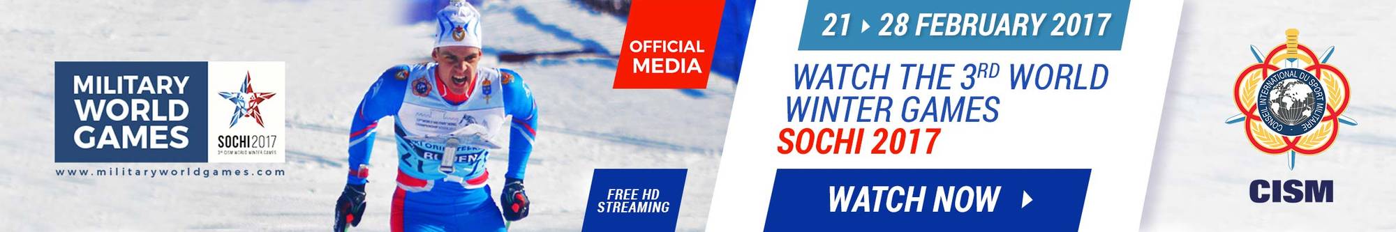 CiSM the 3rd world winter games sochi 2017