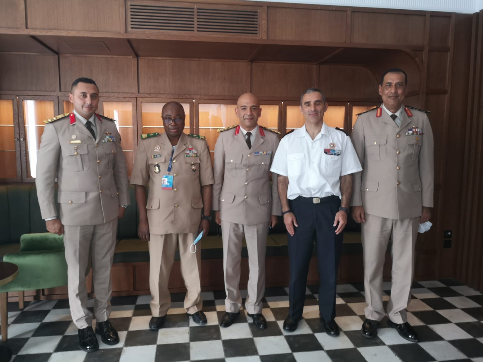 Délégation Égypte   Major Général Staff Khaled Darweesh