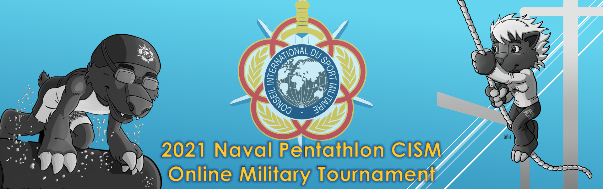 Logo   2021 Naval Pentathlon CISM Online Military Tournament.1