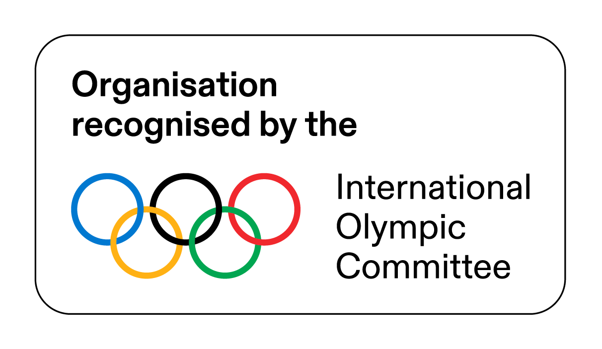 Organisation recognised by the IOC label EN RGB Colour PNG